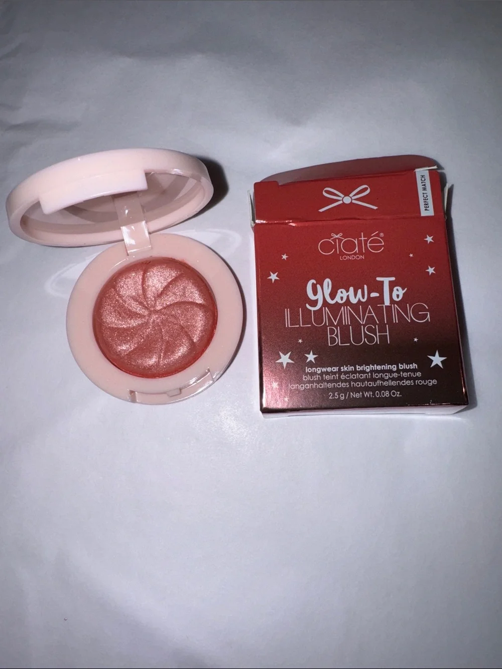ipsy Hot Pink Satin Bow Marilyn Monroe Makeup Bag with Assorted Skincare Samples